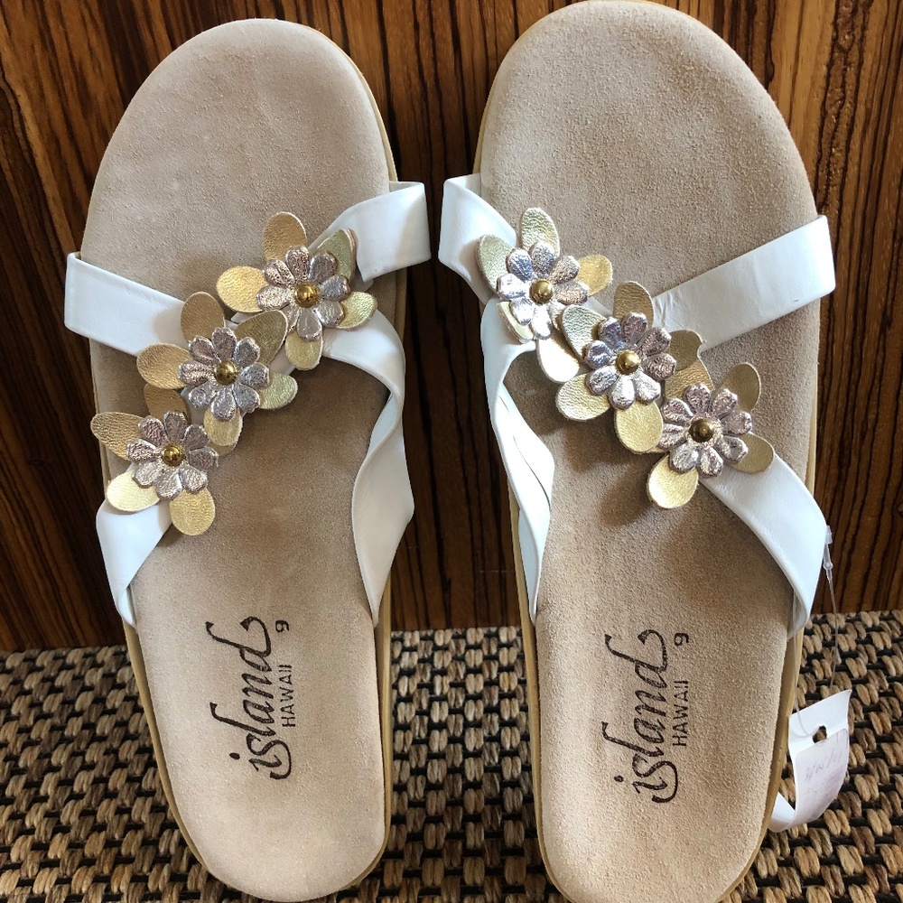 Vintage NWT ‘Island’ Made in Hawaii slipper sandal